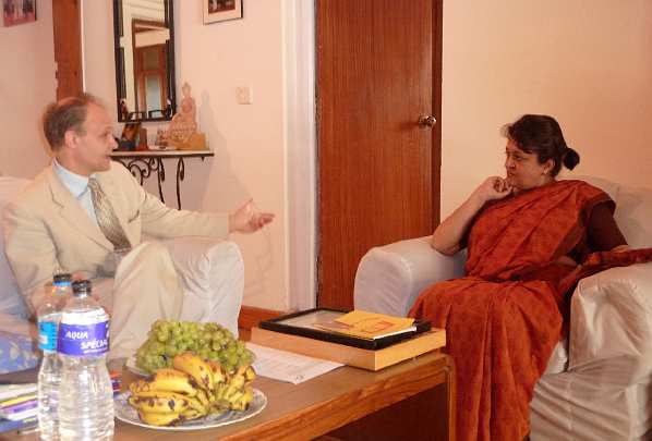34-Meeting Deputy PM, Nepal - 34.jpg - Raja Kingsley meeting with the Deputy Prime Minister, a member of one of the most well-known political families of Nepal.